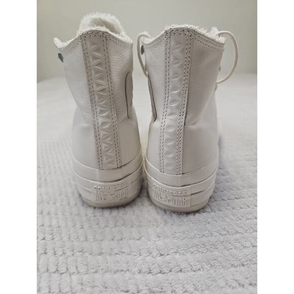 Converse Womens Size 10 Chuck Taylor Street Warmer Ripple High Top White - Picture 4 of 10